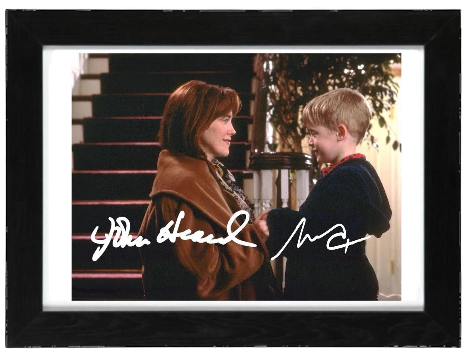 Catherine O'Hara Macaulay Culkin Signed autograph PHOTO Pre Print 6x4/A4/ Framed, изображение 2