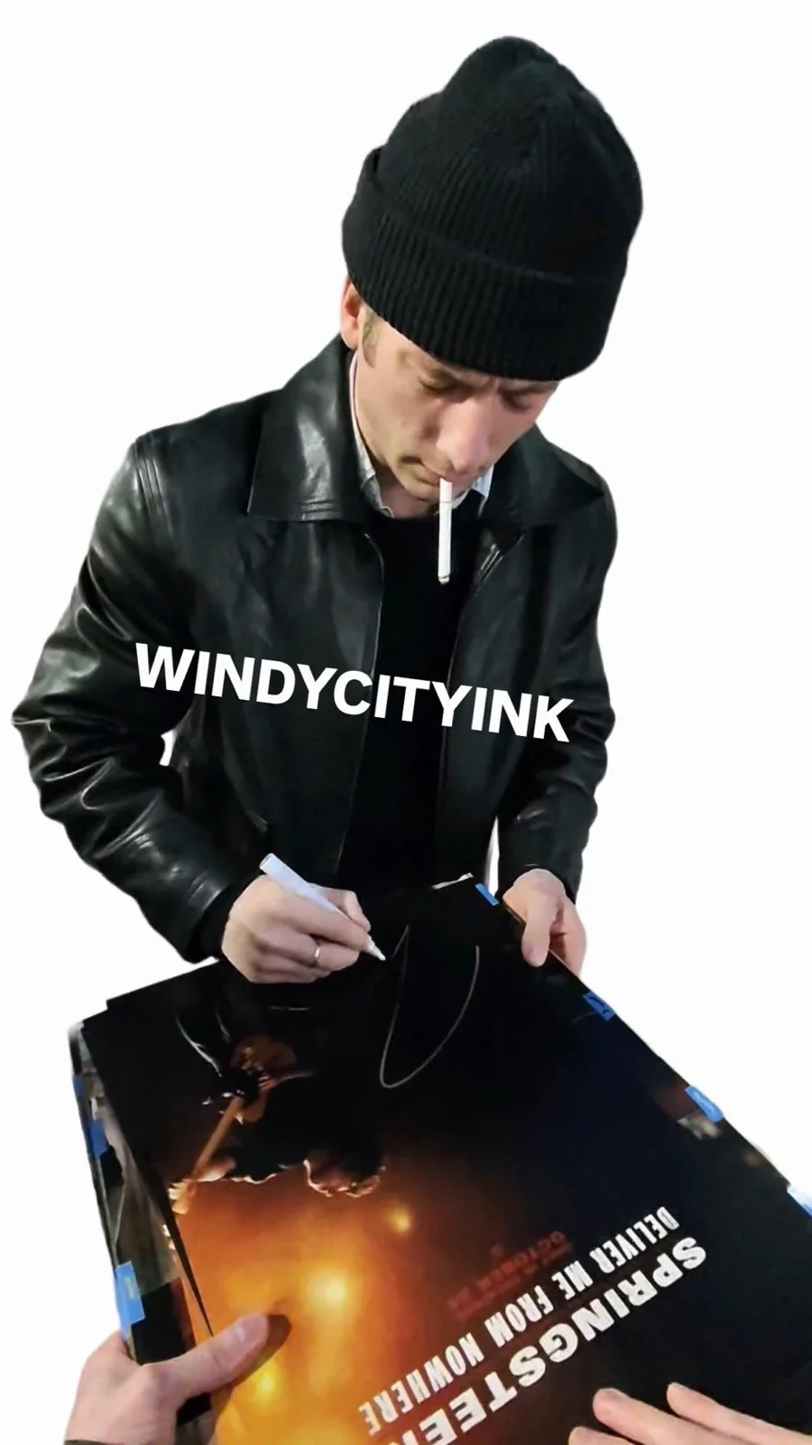 JEREMY ALLEN WHITE — JEREMY ALLEN WHITE SIGNED 12x18 SPRINGSTEEN DELIVER ME FROM NOWHERE w/JSA COA!, image 3