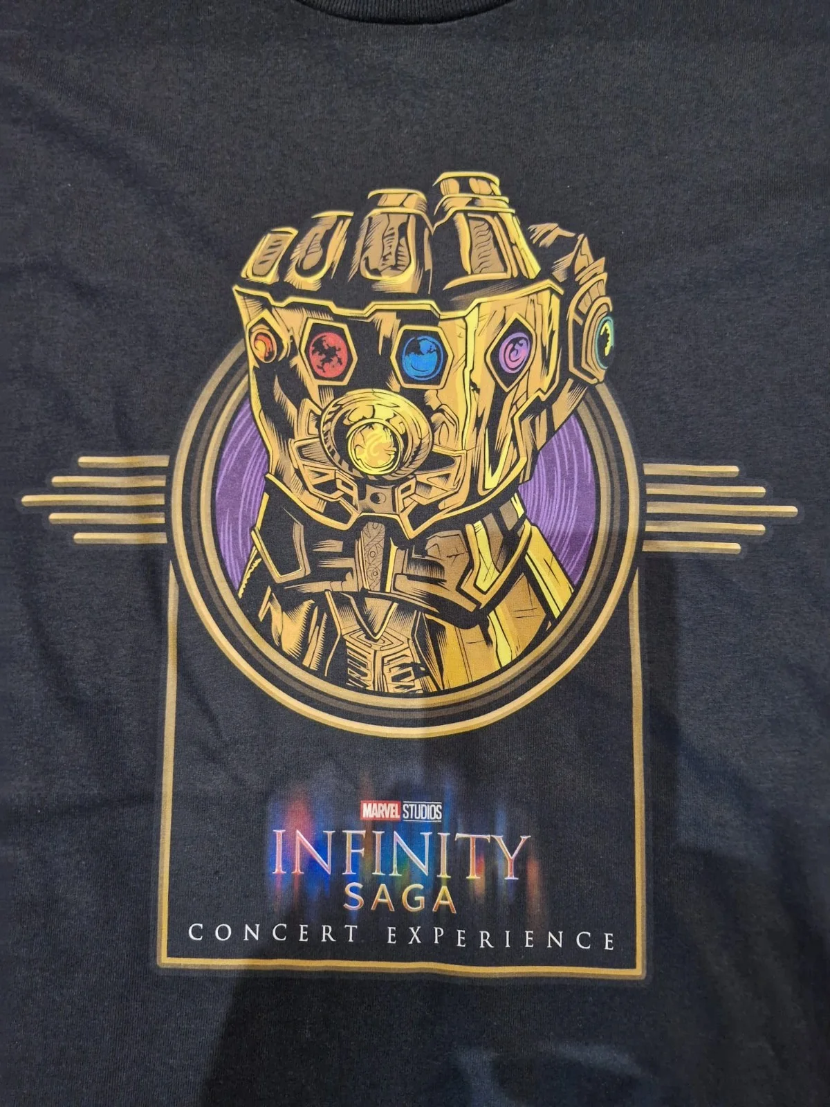 MARVEL INFINITY SAGA - official Live Concert Experience T-shirt - Size Small NEW, image 2