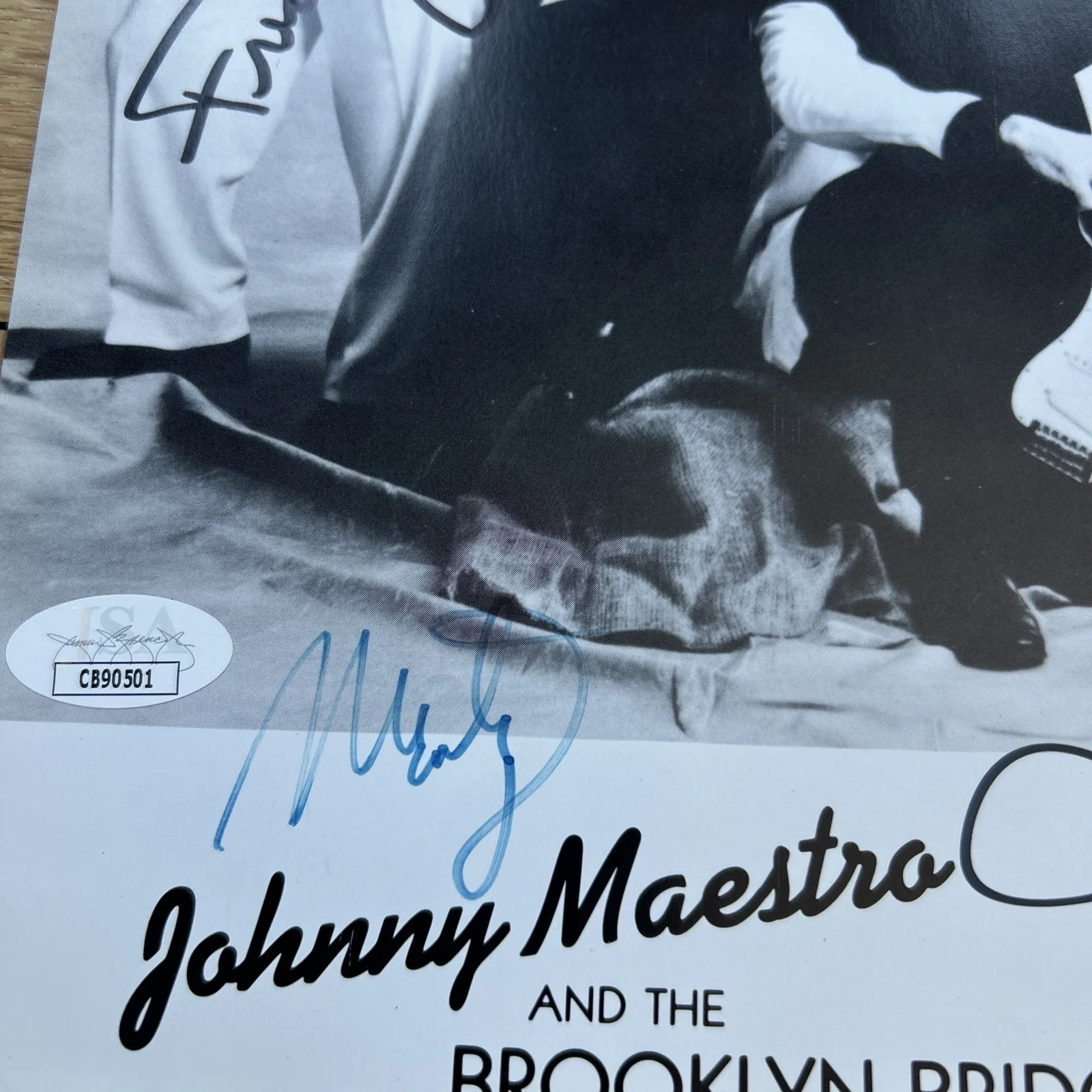 Johnny Maestro Brooklyn Bridge Band Autograph by 6 Members 8x10 Photo JSA COA, image 4