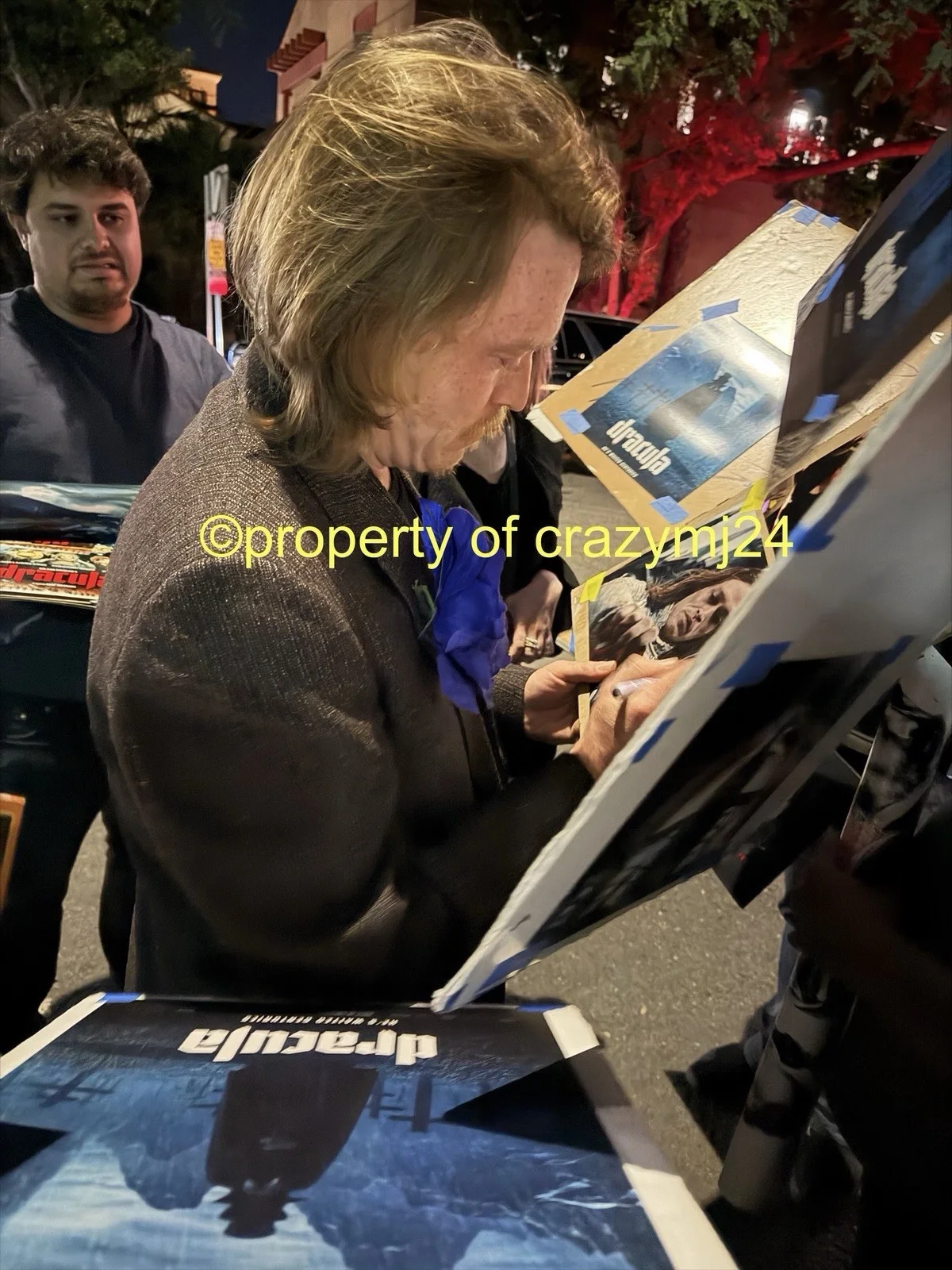 Caleb Landry Jones Signed Dracula 12x18 Poster Autograph Exact Proof SWAU COA, изображение 3