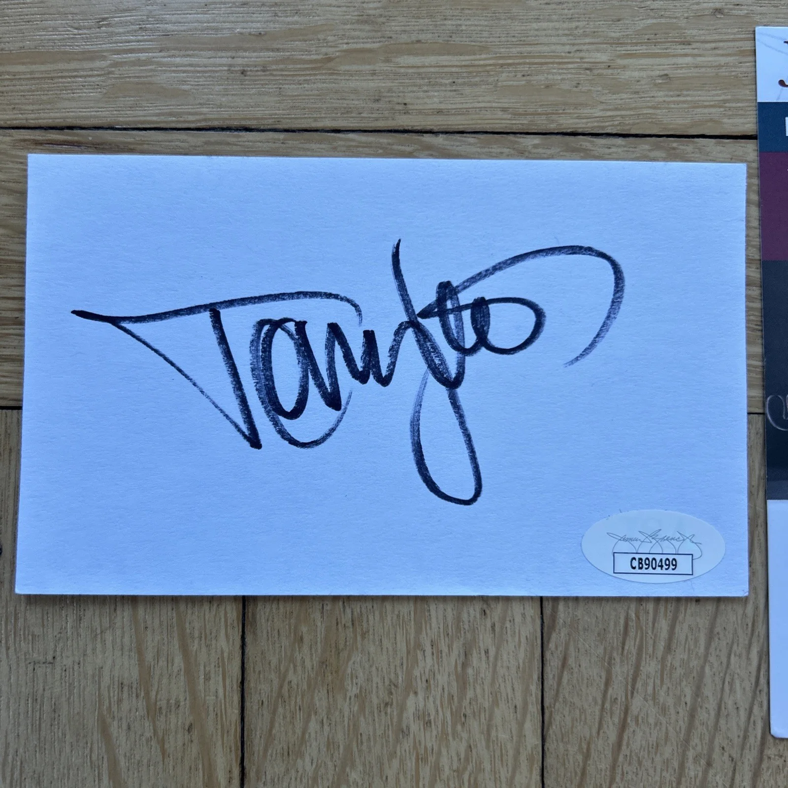 Tommy Lee Signed Autograph 3x5 Card Motley Crue JSA COA, изображение 2