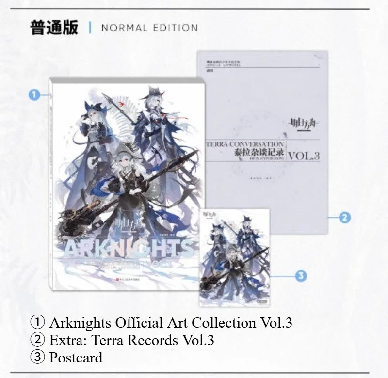 Arknights Picture Book VOL.3 Official Game Album Art Book Stand Anime Gift Box, изображение 5