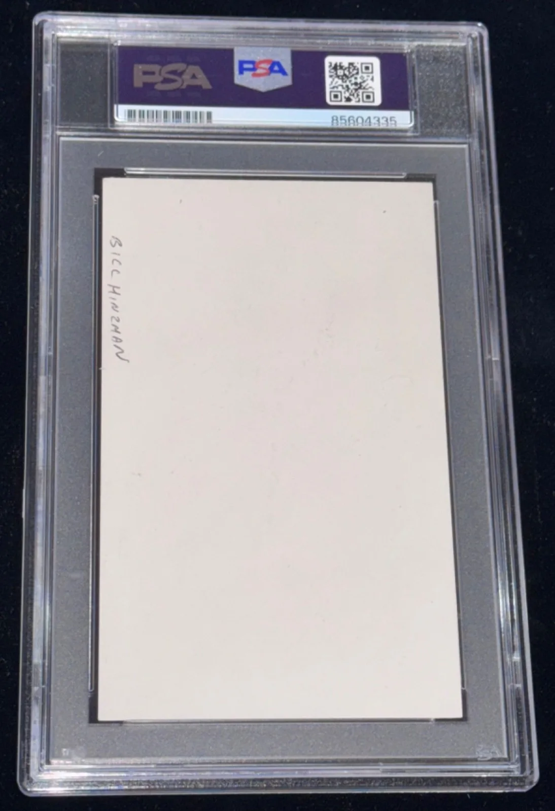 Bill Hinzman — Signed Bill Hinzman 3x5 card 1st Zombie in Film History Night of Living Dead PSA, изображение 3