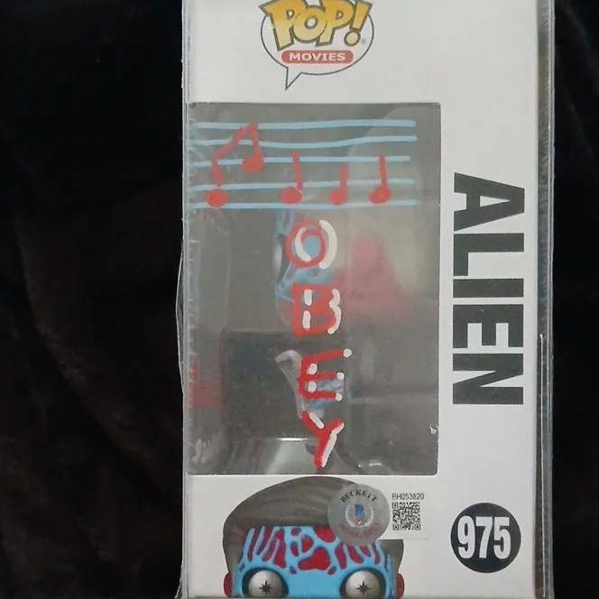 Alan Howarth — Funko Pop They Live Alien Signed by Alan Howarth Beckett Autograph, image 3