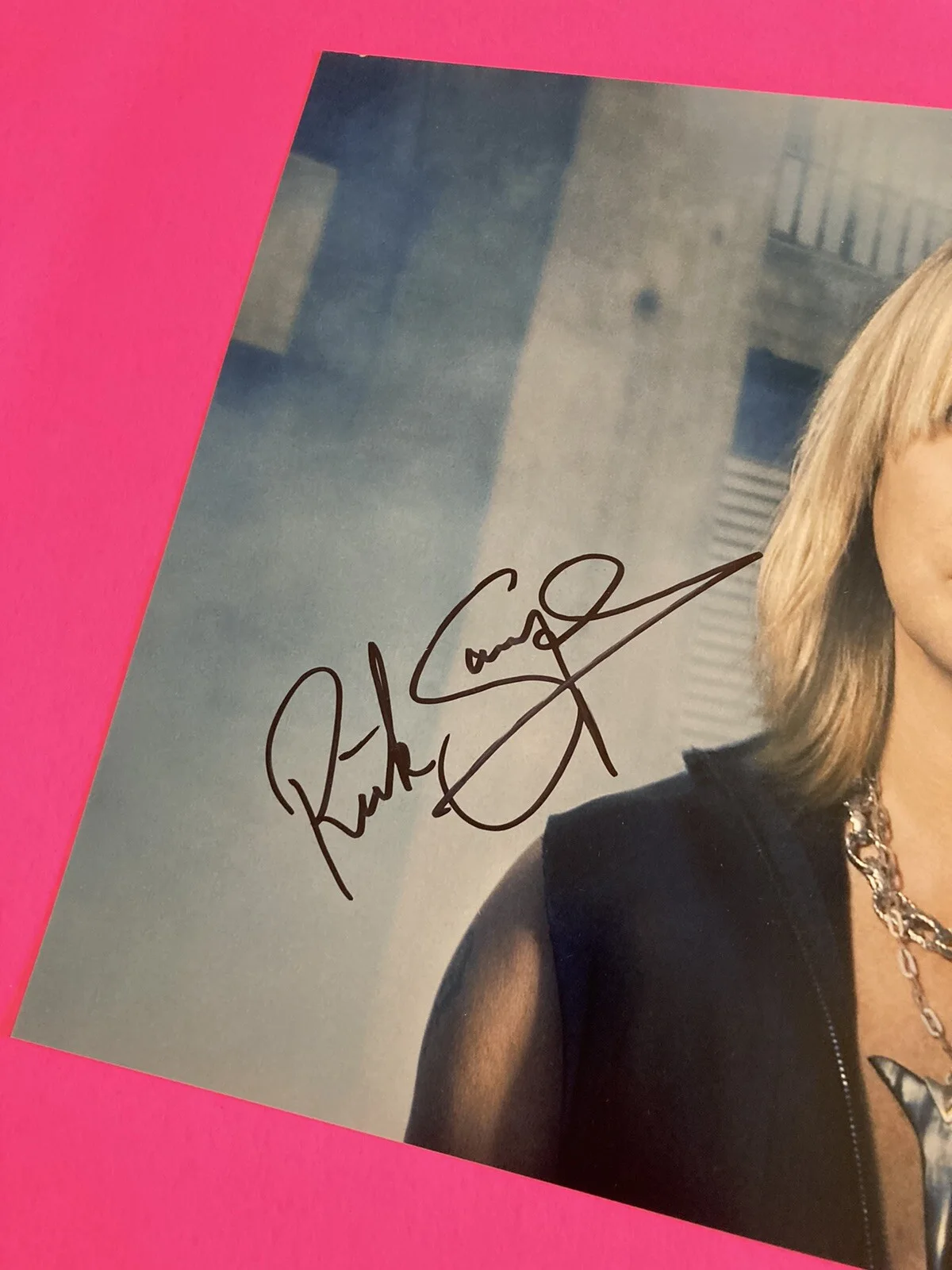 DEF LEPPARD RICK SAVAGE SIGNED 11X14 PHOTO #a *EXACT PROOF*, image 4