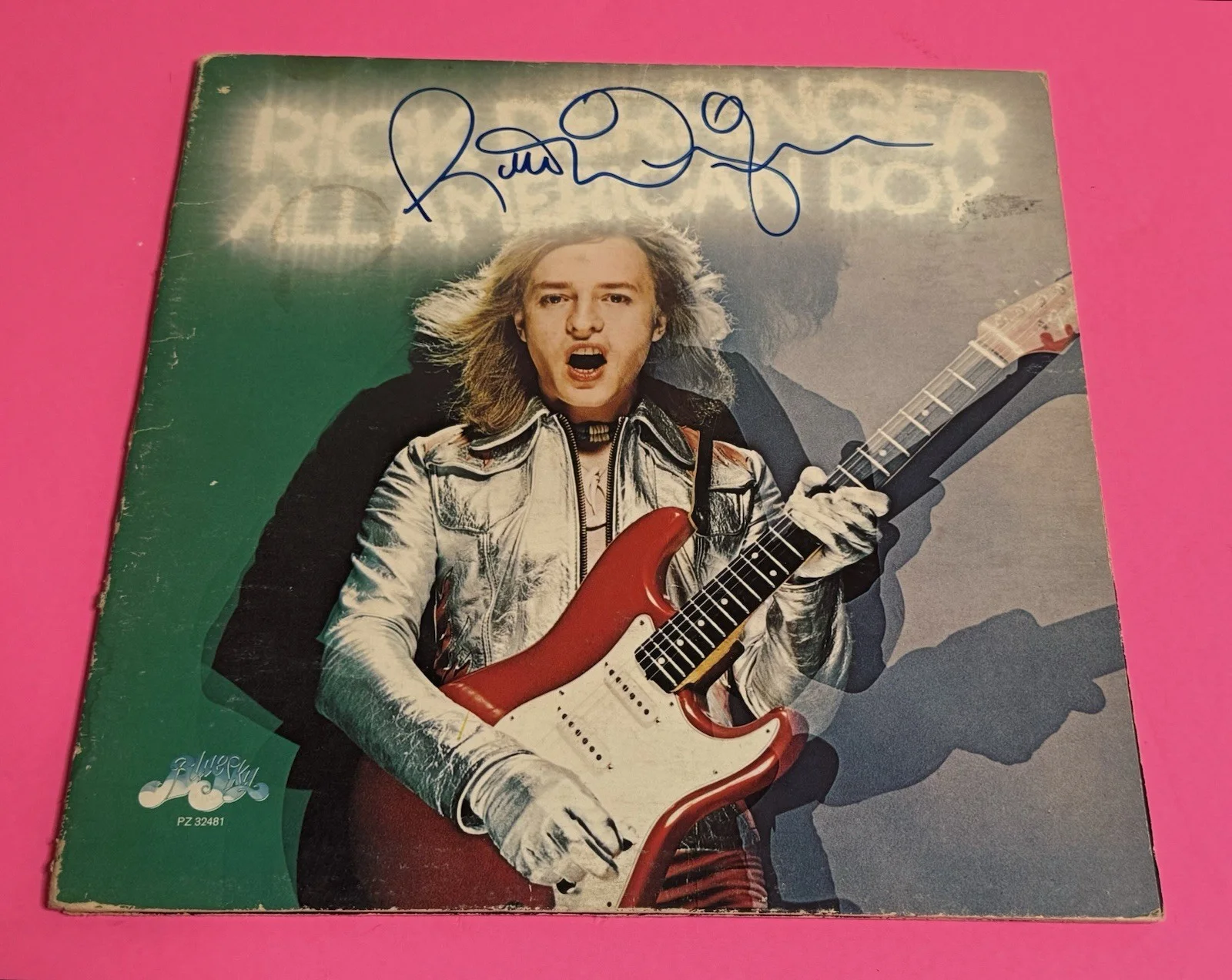 RICK DERRINGER ALL AMERICAN BOY SIGNED AUTOGRAPHED VINYL LP, image 4