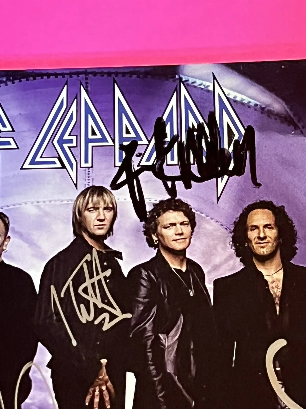 DEF LEPPARD x5 ENTIRE BAND SIGNED AUTOGRAPHED NOW CD SINGLE ALBUM *PROOF*, изображение 3