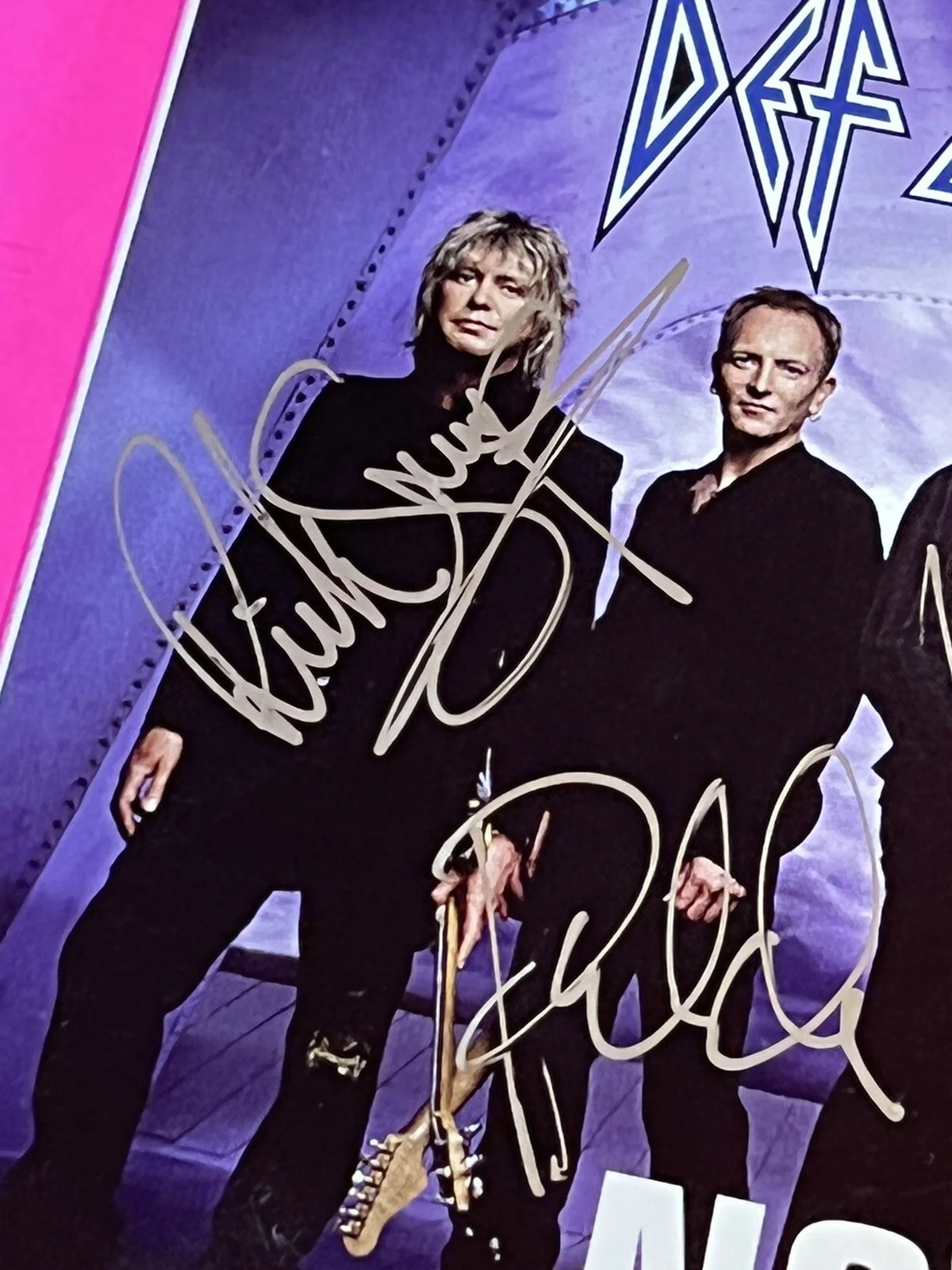 DEF LEPPARD x5 ENTIRE BAND SIGNED AUTOGRAPHED NOW CD SINGLE ALBUM *PROOF*, изображение 5