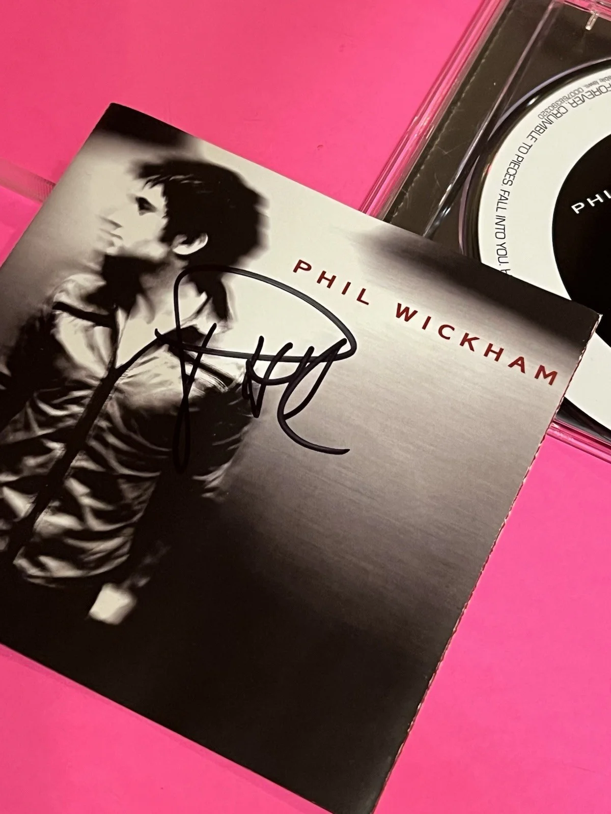 PHIL WICKHAM SIGNED AUTOGRAPHED CD, изображение 2
