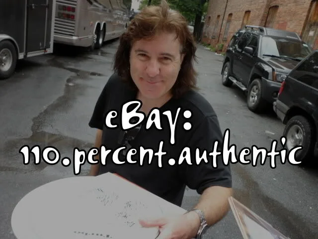 AC/DC x6 ENTIRE BAND SIGNED AUTOGRAPHED DRUMHEAD *EXACT PROOF*, image 2