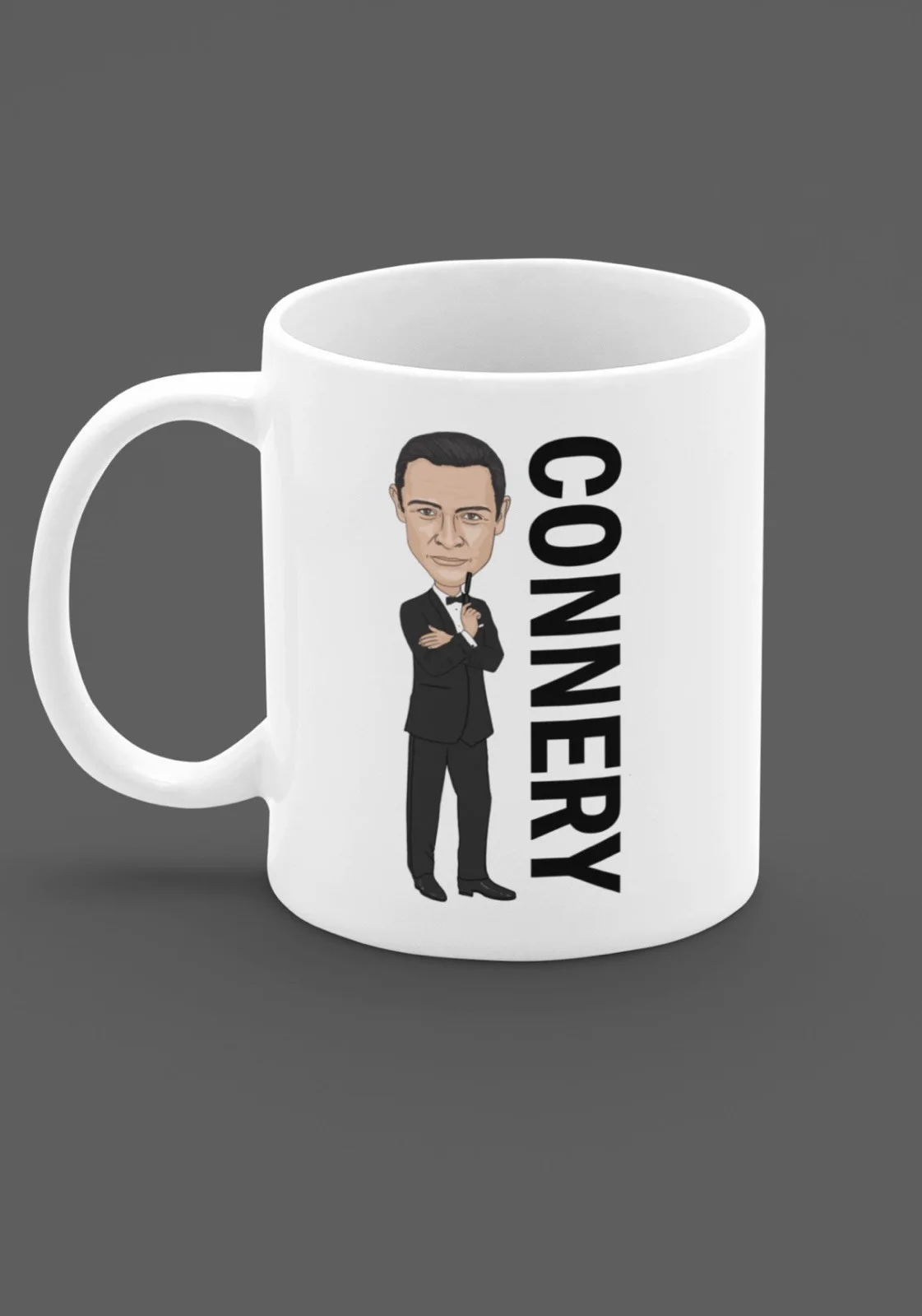 James Bond Sean Connery Unofficial Movie theme Cartoon Graphic Art Mug, изображение 2