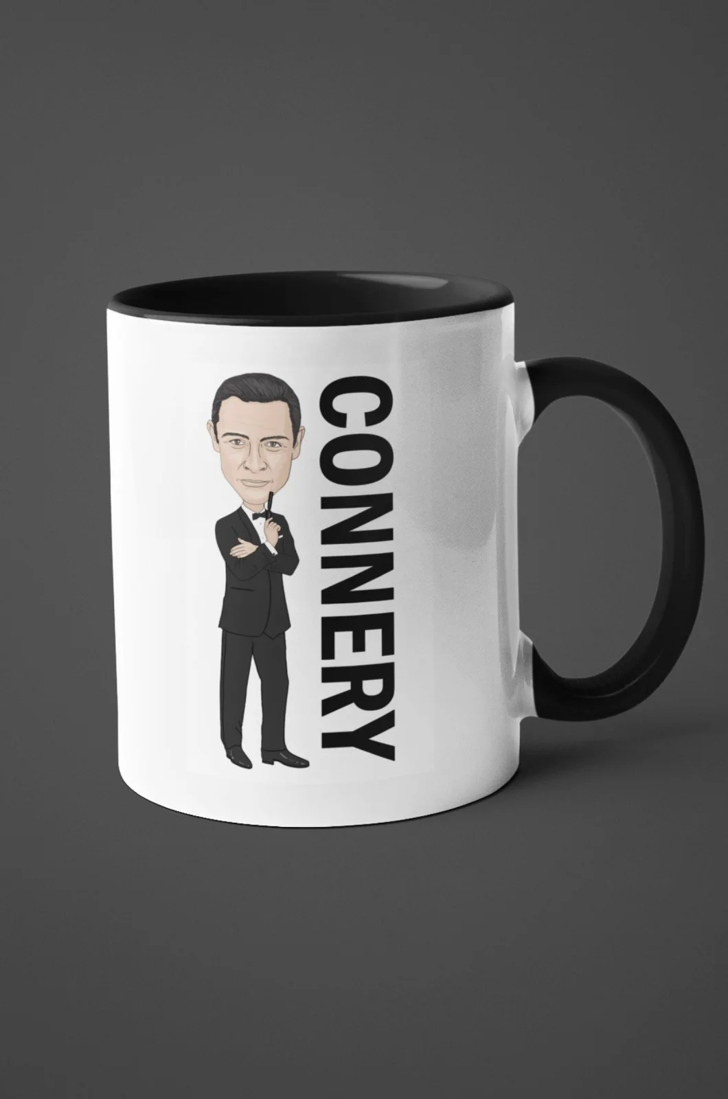 James Bond Sean Connery Unofficial Movie theme Cartoon Graphic Art Mug, изображение 2