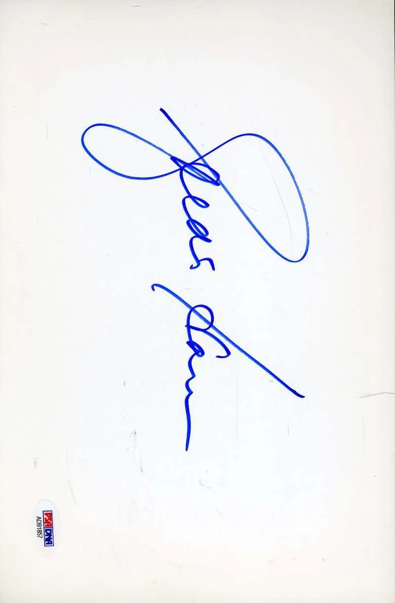 GOLDIE HAWN — Goldie Hawn Psa Dna Hand Signed 7x10 Card Authentic Autograph