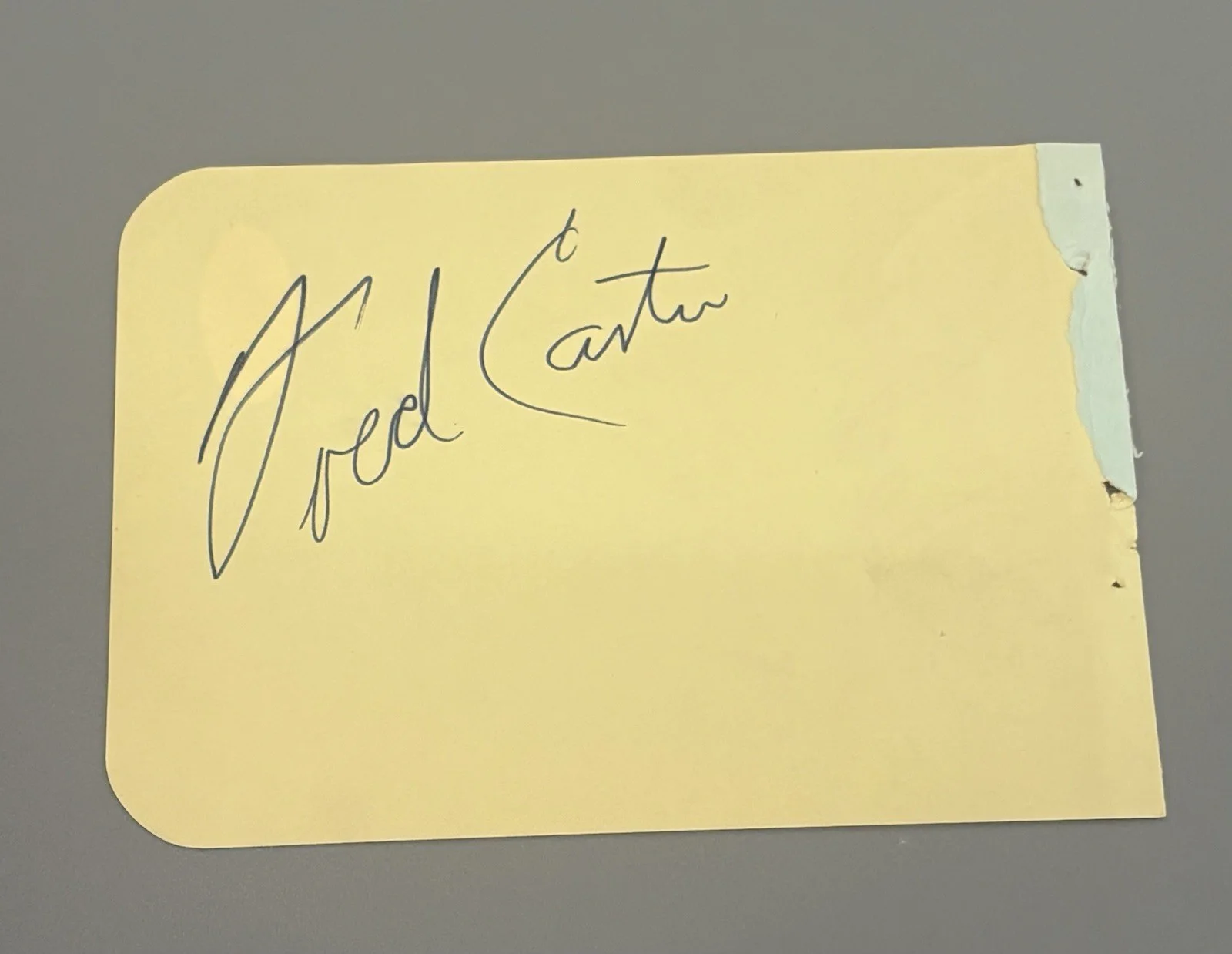 Mark Dempsey Autographed Album Page Star Trek D.1994 RARE JSA, изображение 2