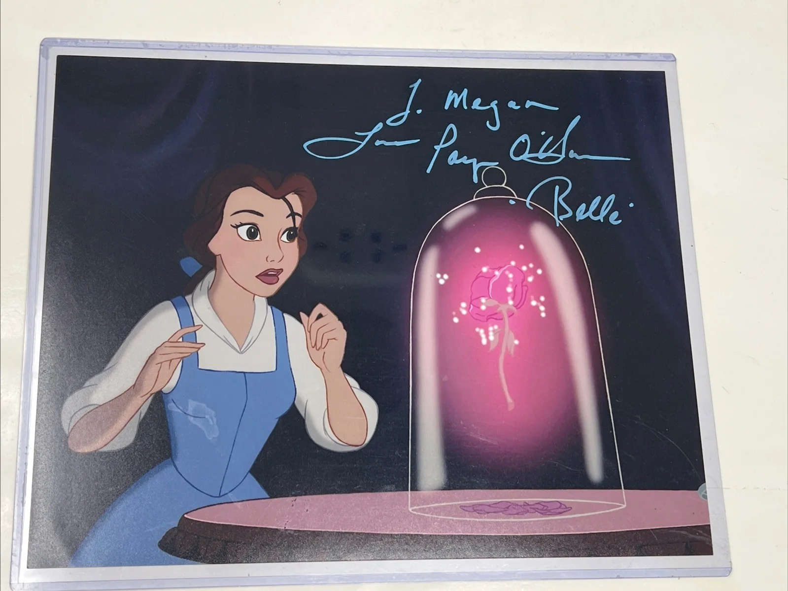 Paige O'Hara — Beauty & Beast 8x10 SIGNED Art AUTOGRAPH by Paige O'Hara (Personalized to Megan), изображение 2
