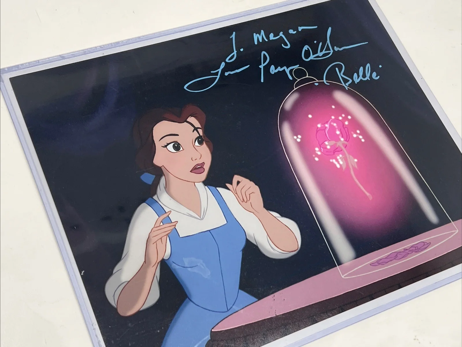 Paige O'Hara — Beauty & Beast 8x10 SIGNED Art AUTOGRAPH by Paige O'Hara (Personalized to Megan), изображение 3