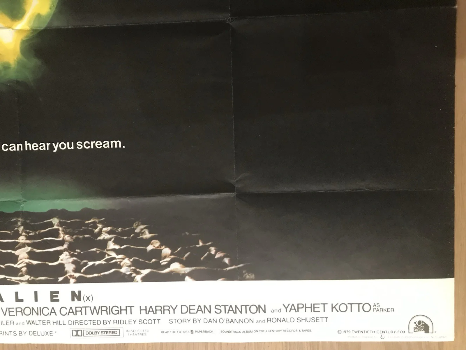 Alien (1979)ORIGINAL British Quad Poster Ridley Scott Sigourney Weaver Sci Fi, изображение 3