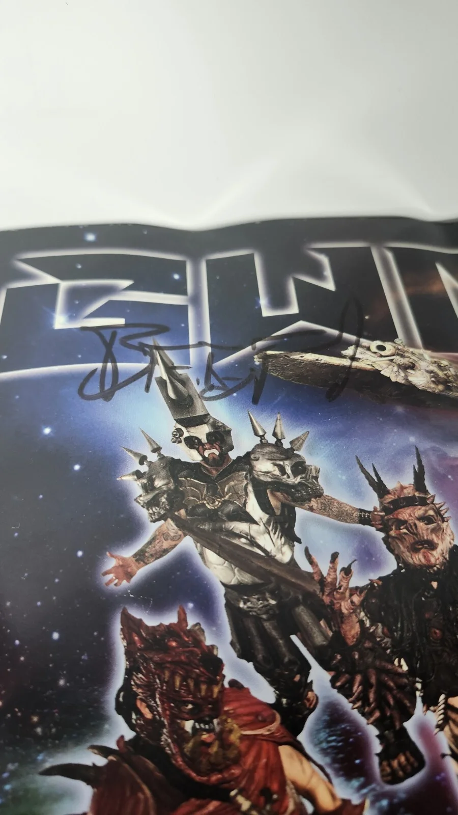 Gwar 2009 Lust In Space SIGNED Tour Program Concert Book W/ 2010 Ticket Stub, image 3