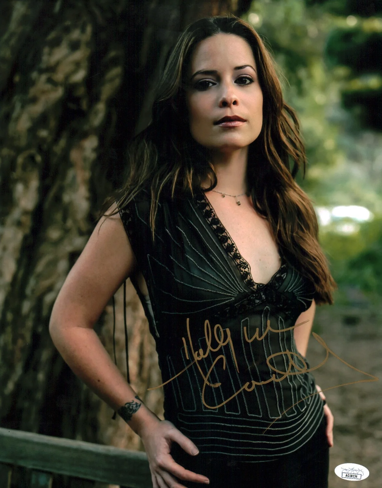 Holly Marie Combs — Holly Marie Combs Charmed 11x14 Signed Mini Poster JSA Certified Autograph