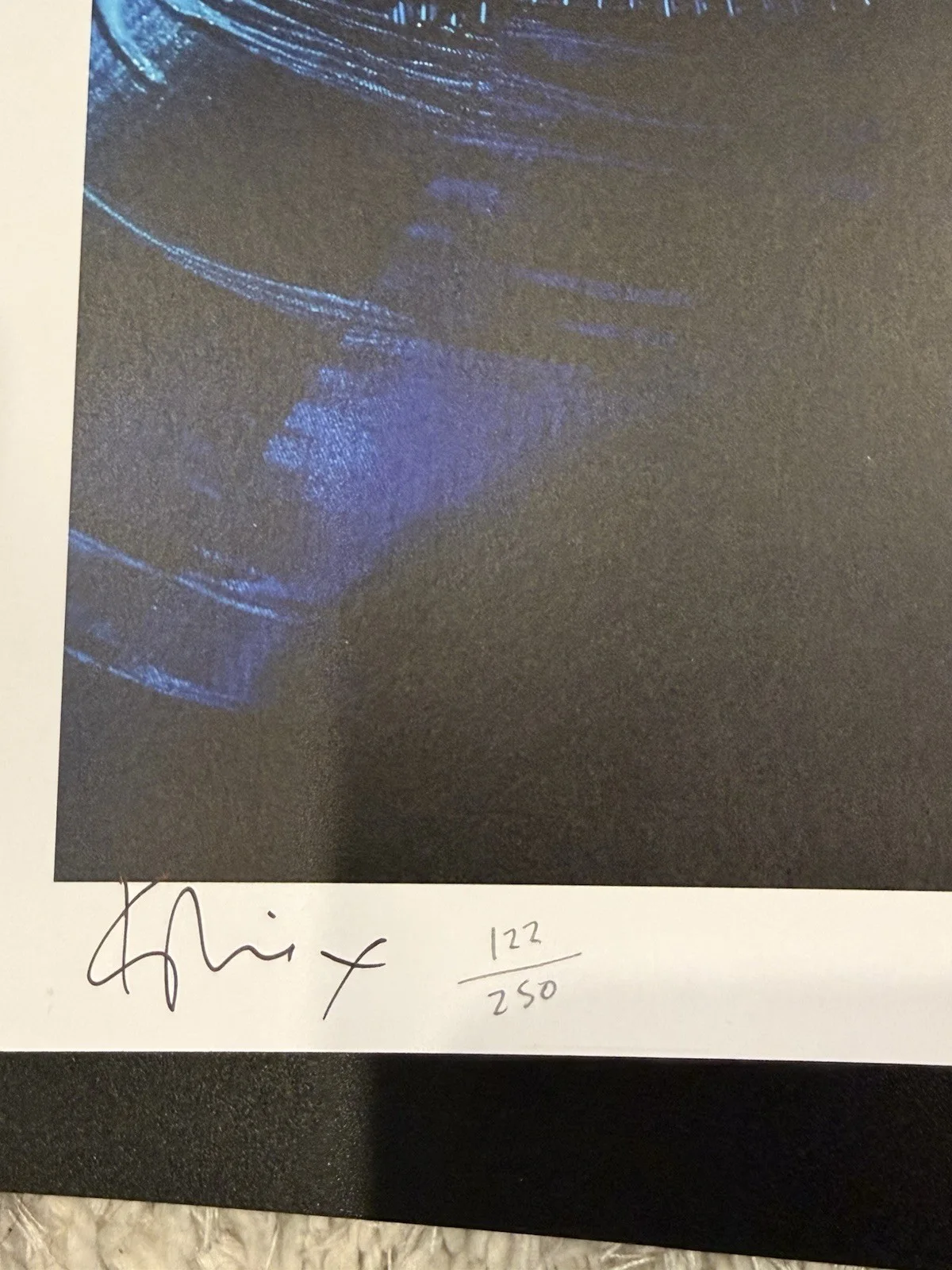 SIGNED & NUMBERED!! Kylie Minogue Christmas Aphrodite Lithograph Poster /250, изображение 2