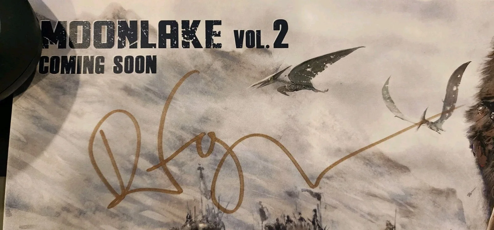 Dan Fogler — Dan Fogler signed Mini Poster Moonlake, image 2