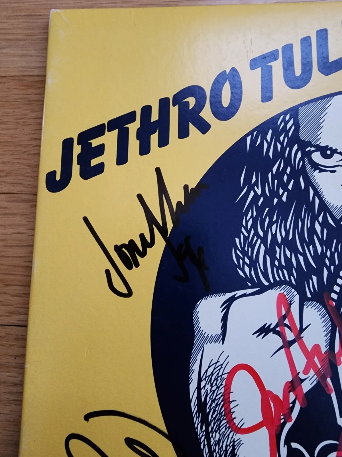 Signed Autographed Band Jethro Tull Too Old To Rock N Roll Album Vinyl, изображение 4