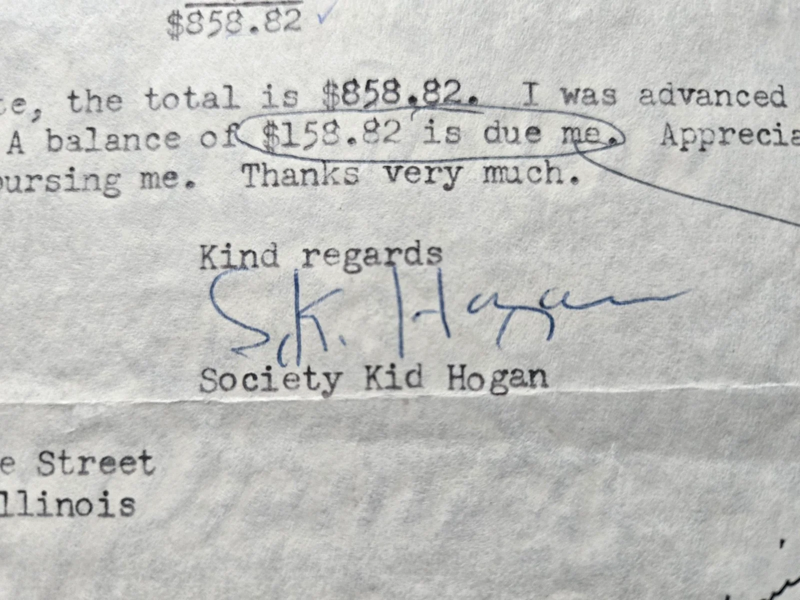 RARE 1953 SOCIETY KID HOGAN Letter - OFF LIMITS Film Promotion - PARAMOUNT FILMS, изображение 5