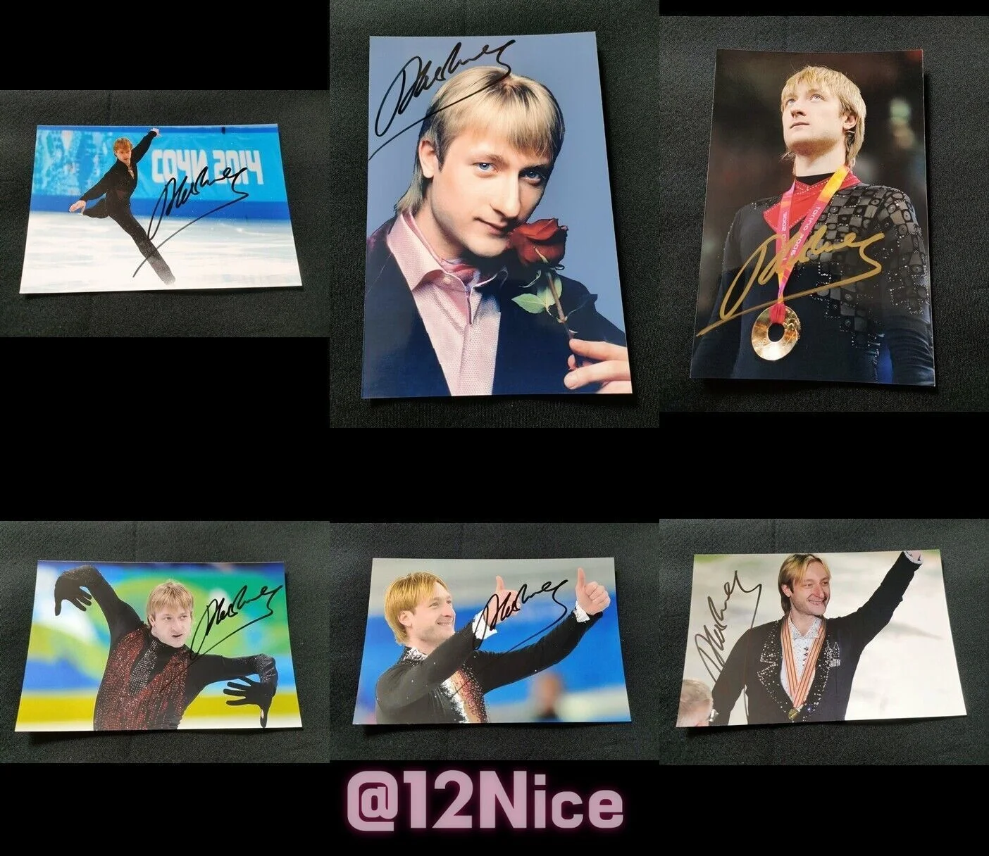 Evgeni Plushenko Autographed Signed Photo Autographs 4*6 GIFTS K-POP 2022, изображение 2