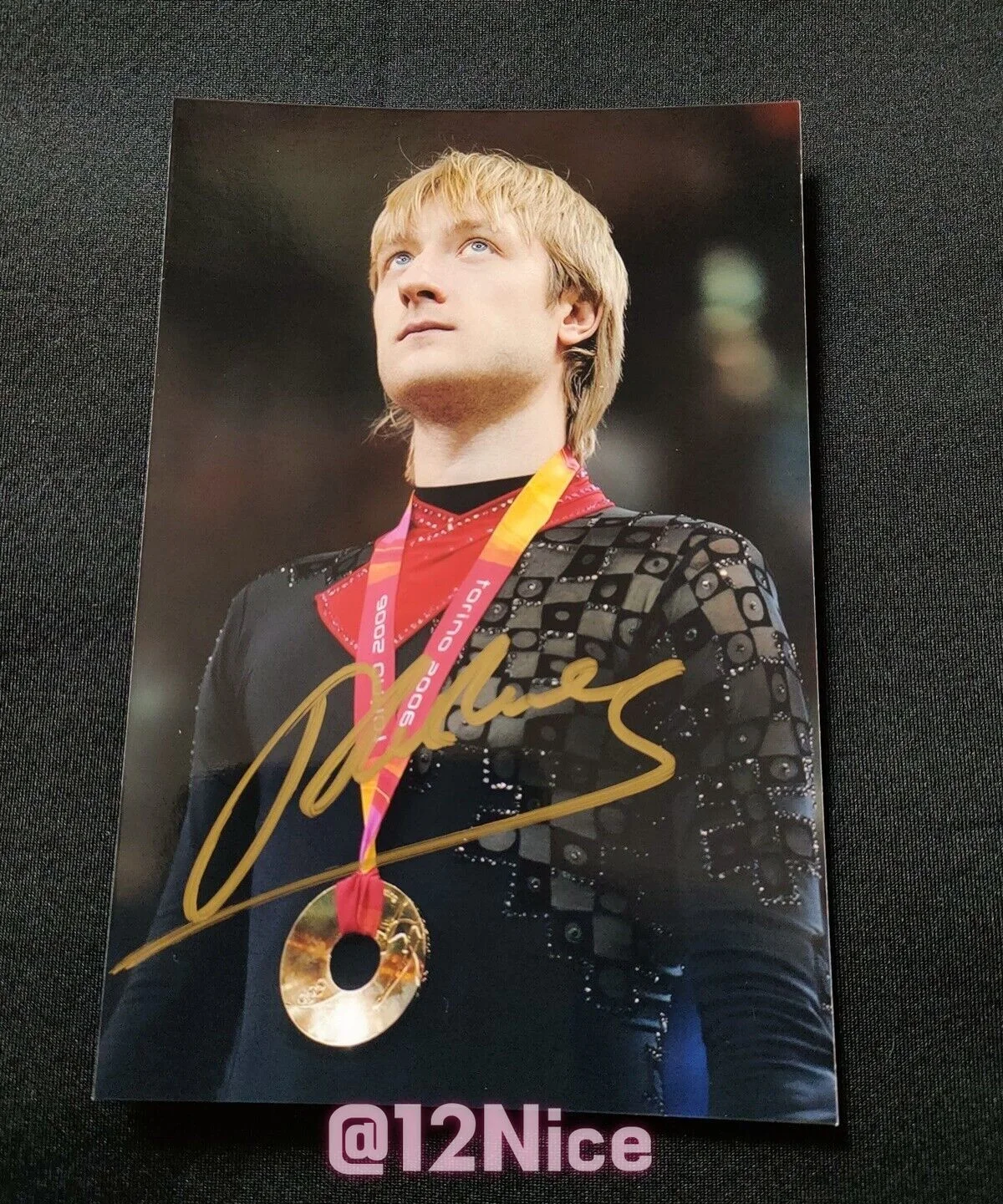 Evgeni Plushenko Autographed Signed Photo Autographs 4*6 GIFTS K-POP 2022, изображение 4