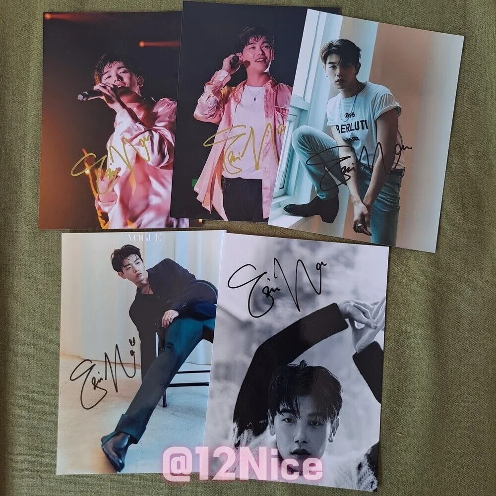 ERIC NAM Autographed Signed Photo 4*6 K-POP COLLECTION 2022A, image 2