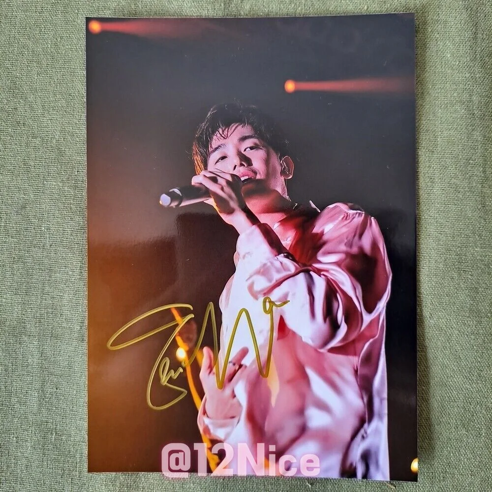 ERIC NAM Autographed Signed Photo 4*6 K-POP COLLECTION 2022A, image 3