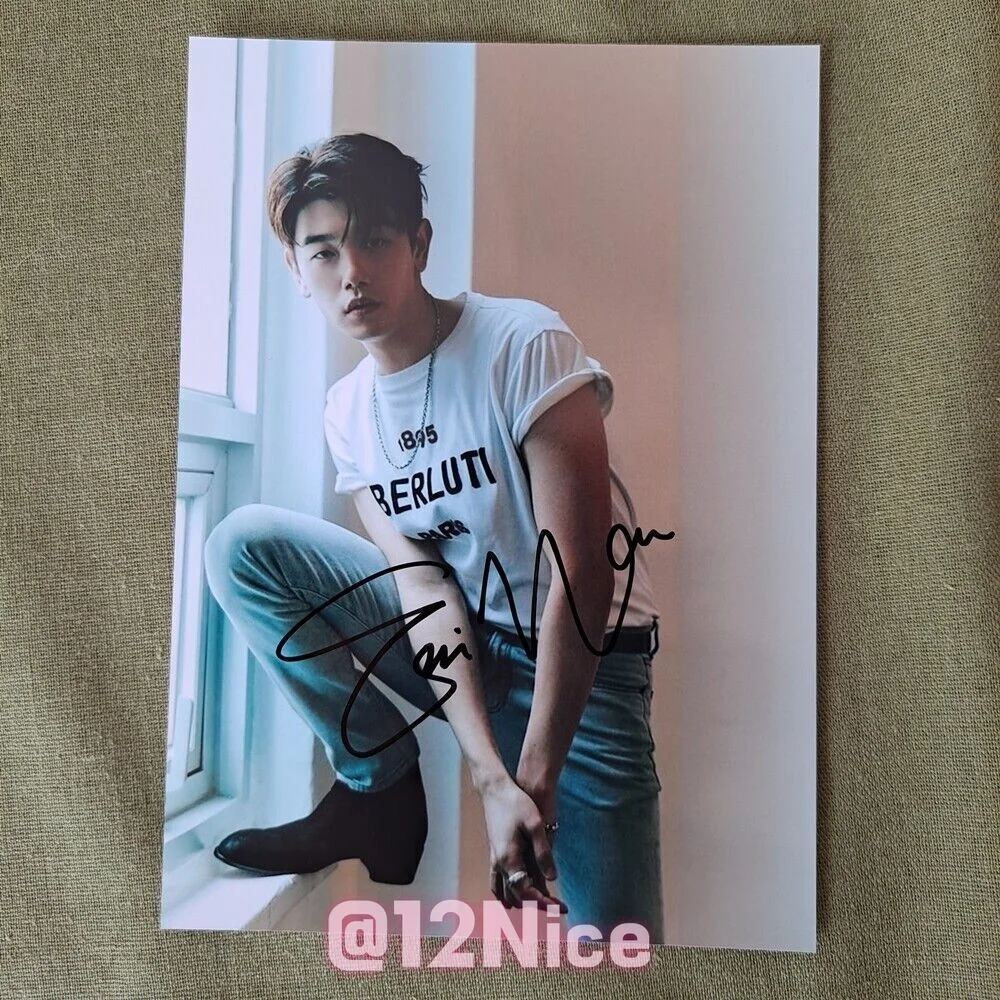 ERIC NAM Autographed Signed Photo 4*6 K-POP COLLECTION 2022A, image 5