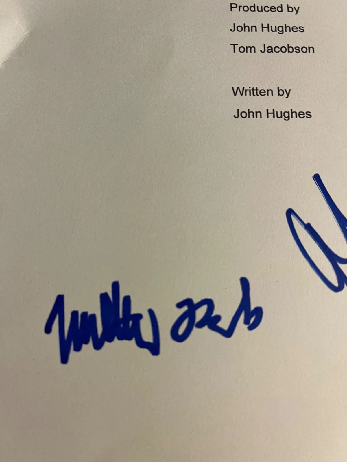 Matthew Broderick/Alan Ruck — Broderick Ruck Signed Ferris Bueller’s Day Off Full Movie Script Rare, image 2