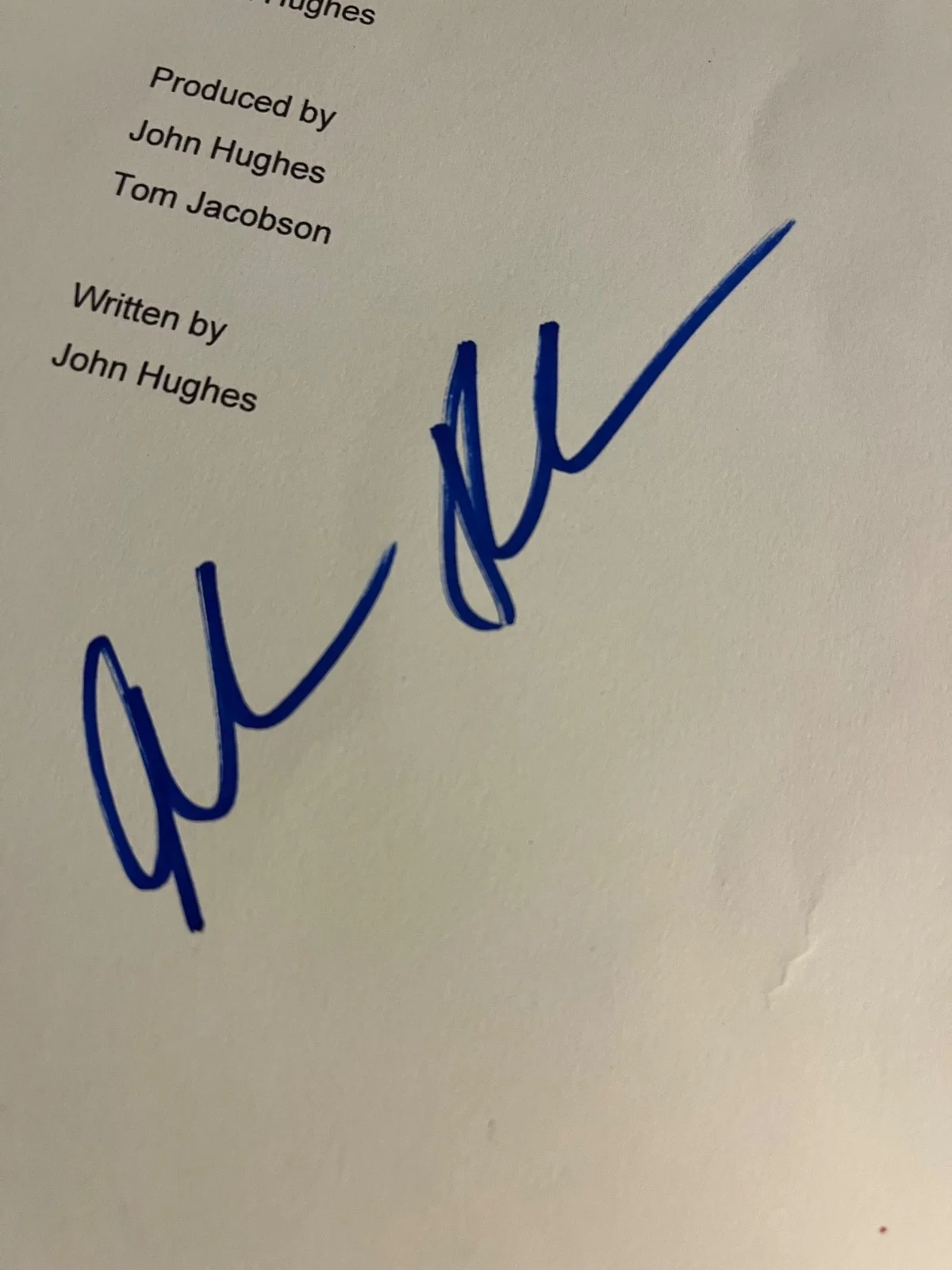 Matthew Broderick/Alan Ruck — Broderick Ruck Signed Ferris Bueller’s Day Off Full Movie Script Rare, image 3
