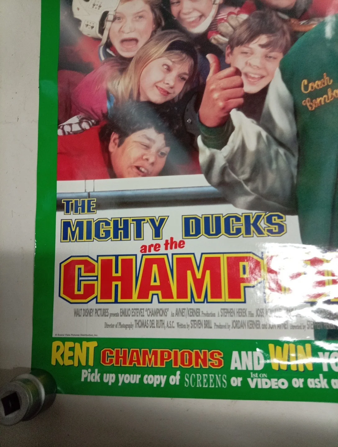 The Mighty Ducks Are The Champions Original Poster, image 3