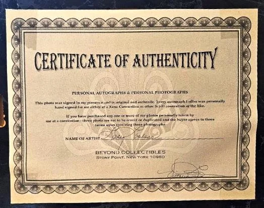 LUCY LAWLESS — BROADWAY PLAYBILL PLAQUE LUCY LAWLESS SIGNED AUTOGRAPH 1997 GREASE + COA, image 3