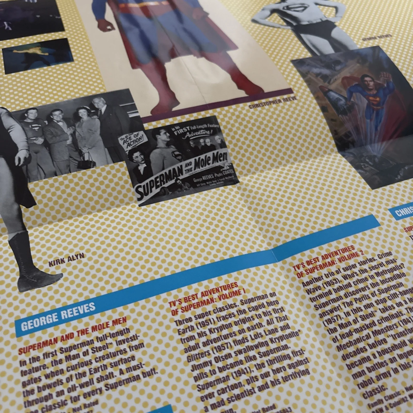 SUPERMAN 50TH BIRTHDAY 1987 Video Release POSTER DC Comics, image 4