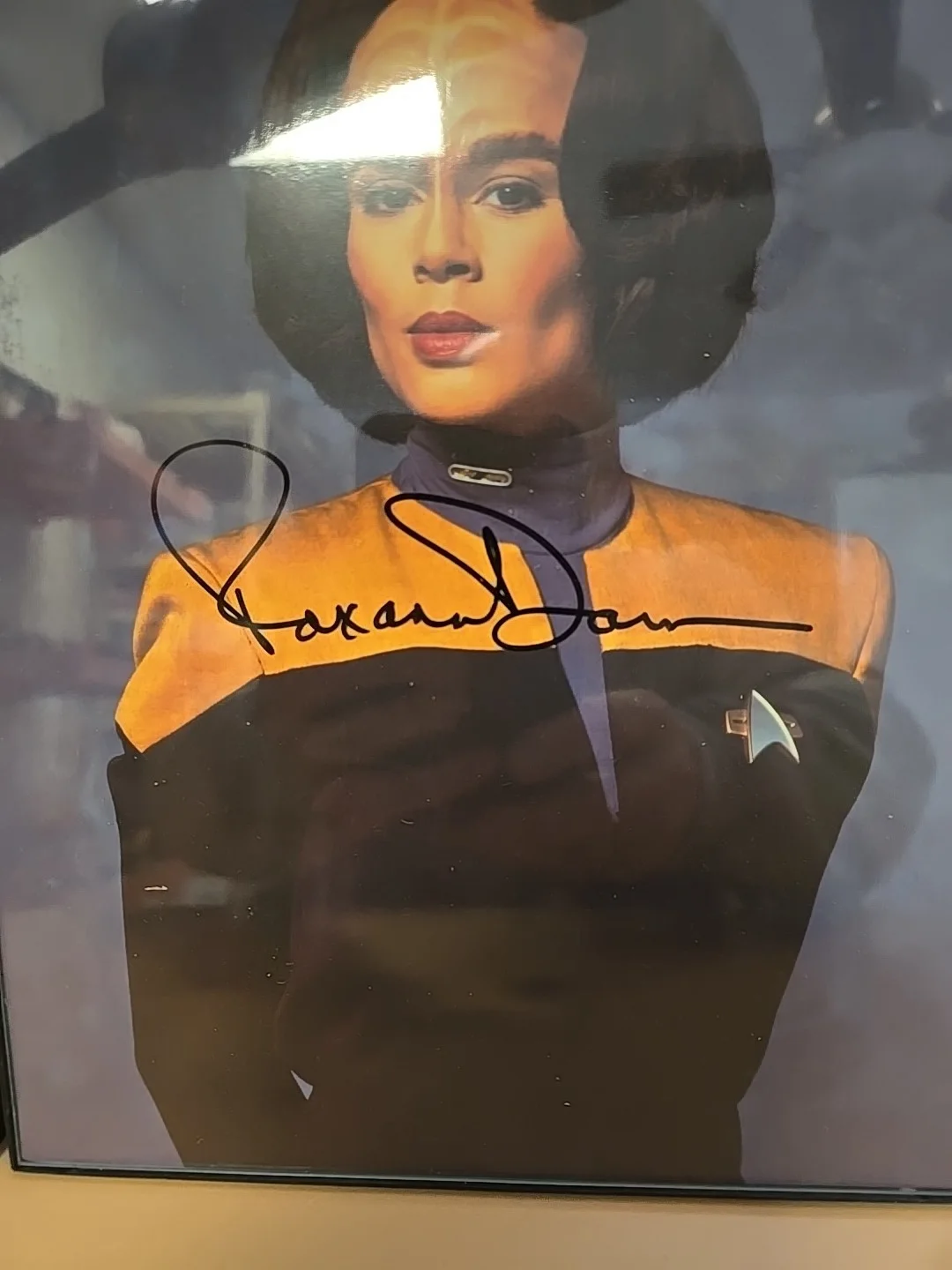 Star Trek Arim Shimerman, 2 Of Roxann Dawson Autograph Signed Print Pictures, изображение 3