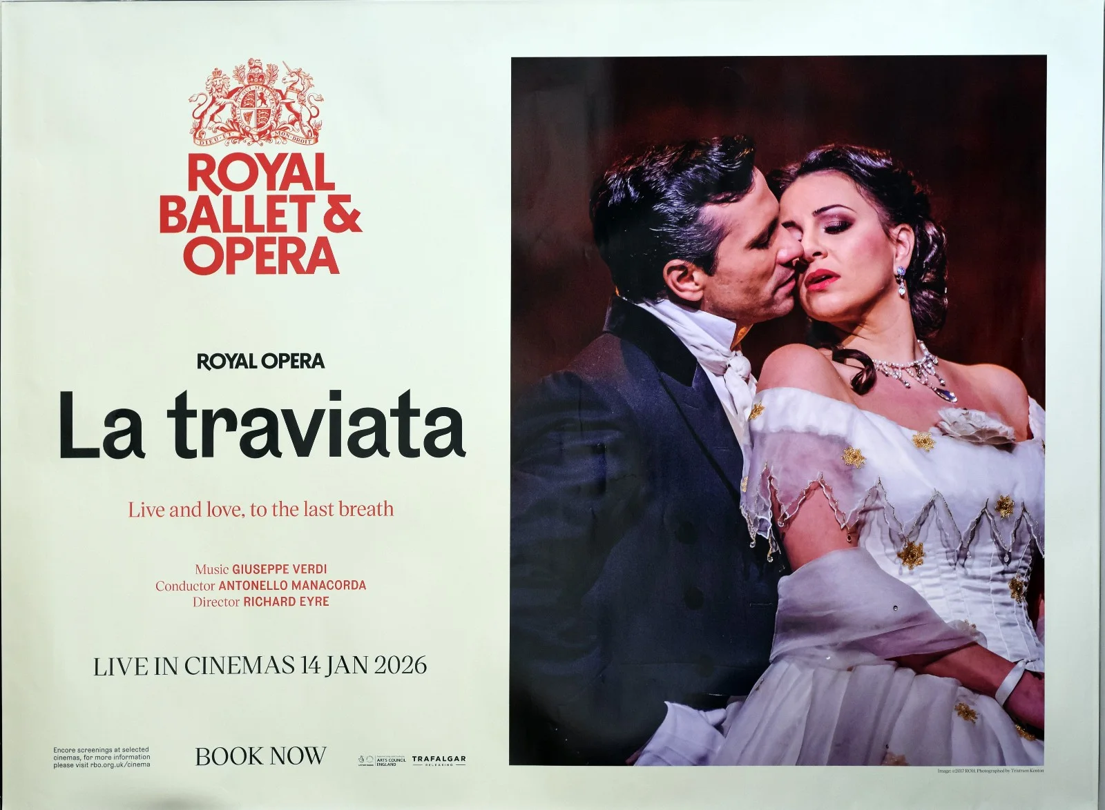 Royal Ballet UK Quad Movie Poster Bundle- Cinderella, La Traviata, The Nutcracke, изображение 3