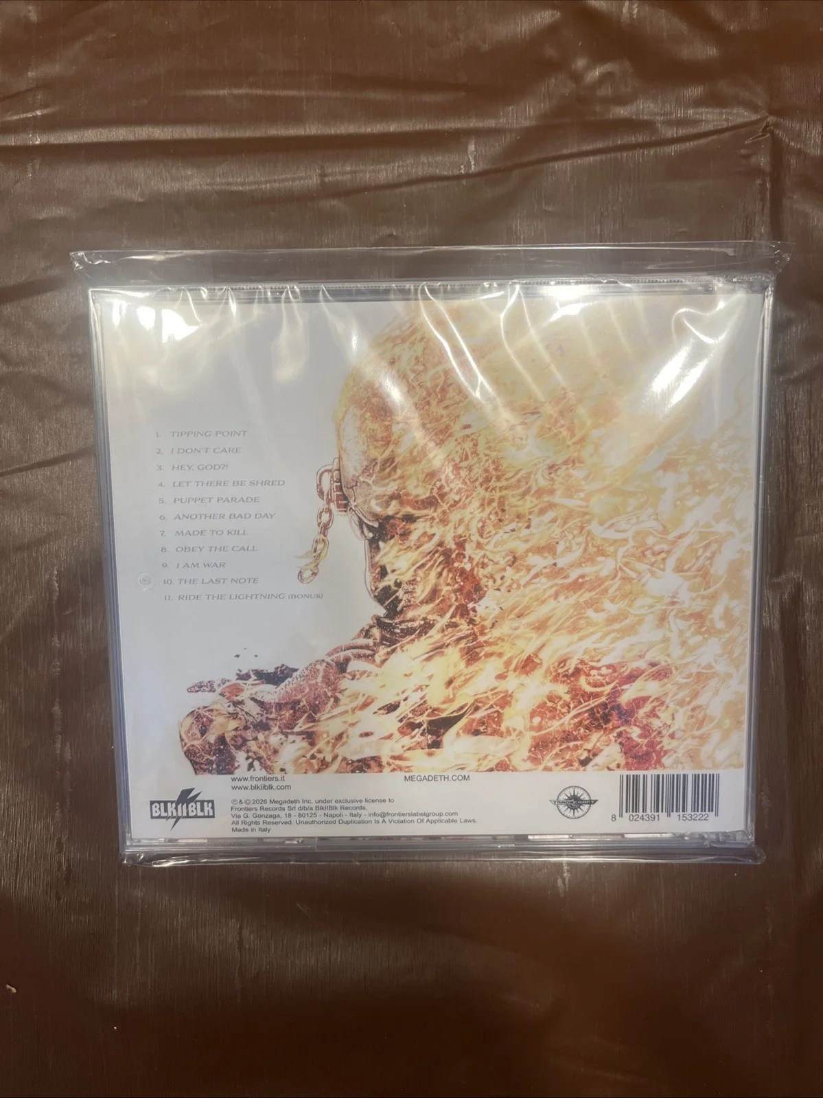 Megadeth Self Titled SIGNED CD Talk Shop Live Exclusive IN HAND READY TO SHIP, изображение 2