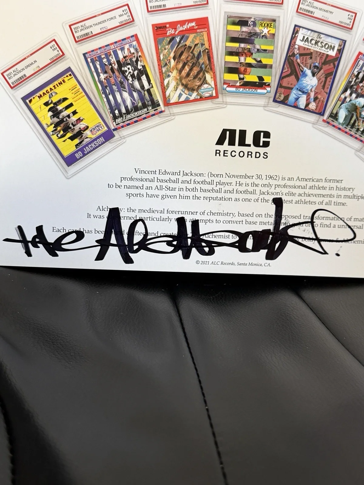 The Alchemist SIGNED INSERT Bo Jackson LP, image 4