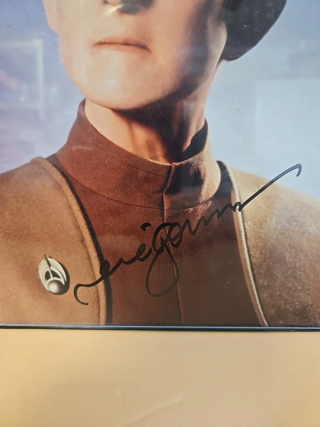 Star Trek Richard Herd, Rene Auberjonois Autograph Signed Print Pictures, image 2