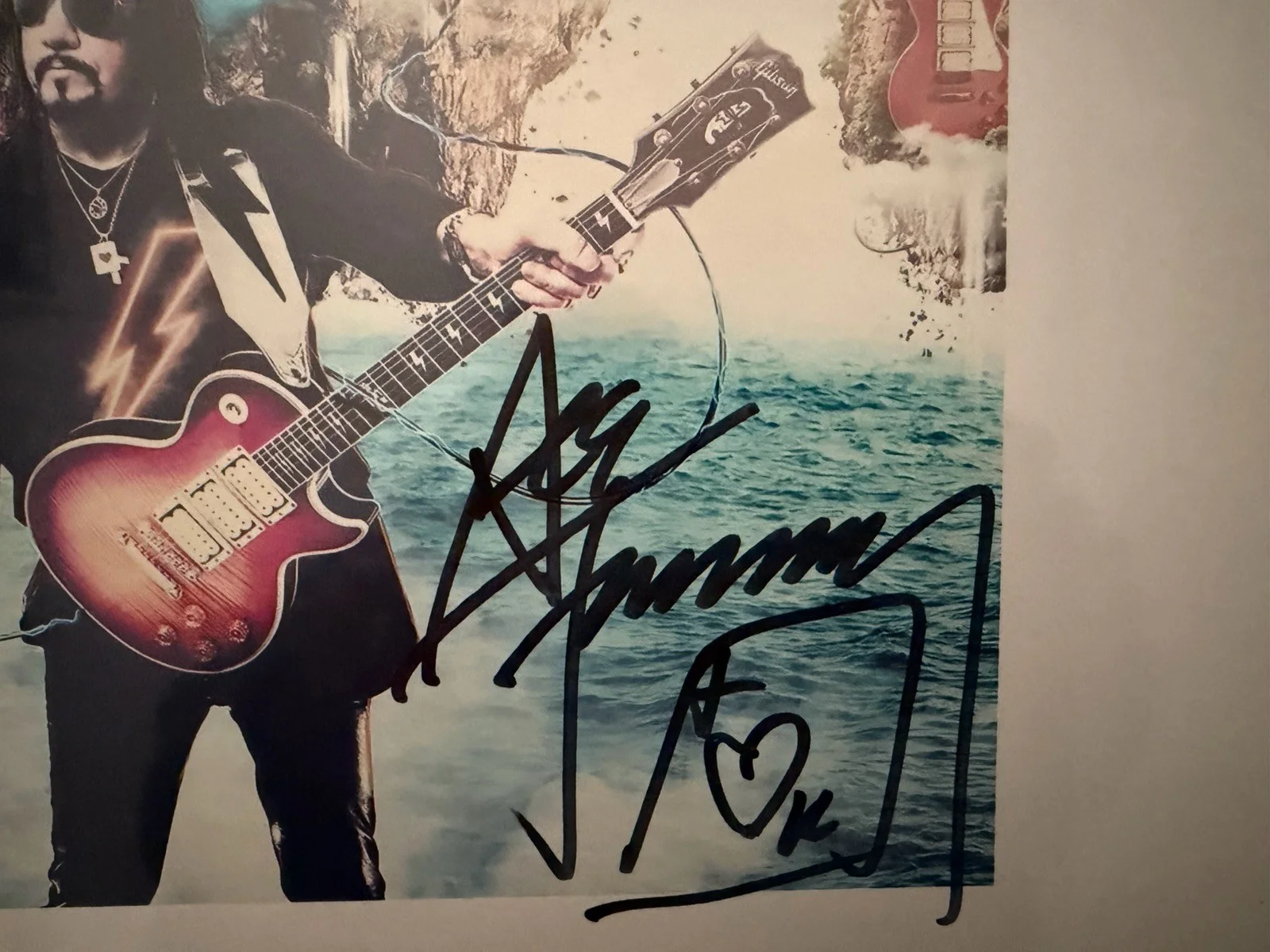 Ace Frehley Signed 11x14 Origins Vol.1 Photo, изображение 2