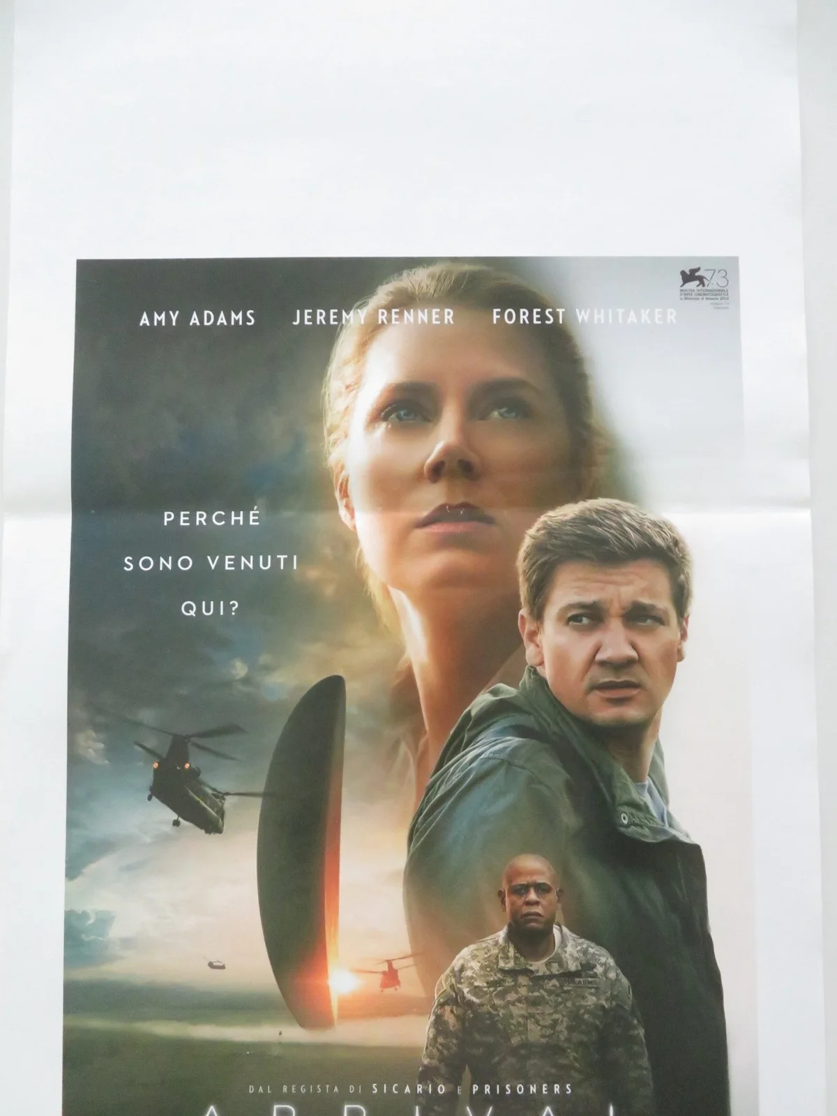 ARRIVAL ITALIAN LOCANDINA POSTER AMY ADAMS JEREMY RENNER 2016, изображение 3