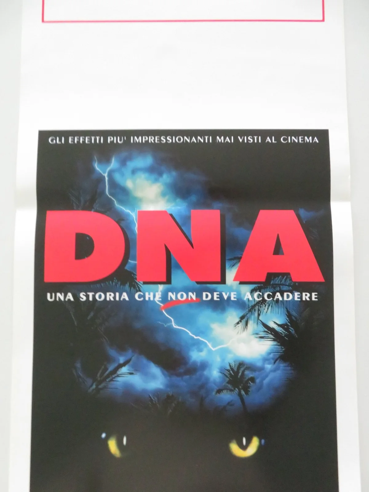 DNA ITALIAN LOCANDINA POSTER MARK DACASCOS JURGEN PROCHNOW 1996, изображение 3