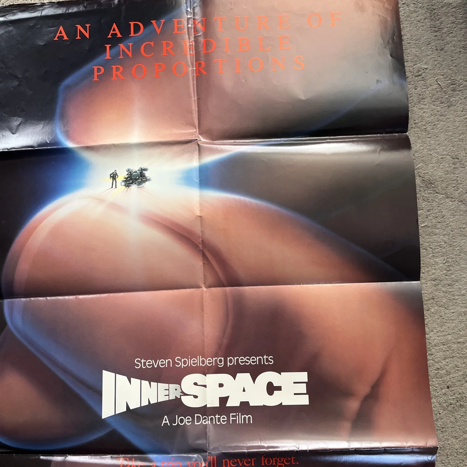 1987 Inner Space Original Movie House Full Sheet Poster, изображение 2