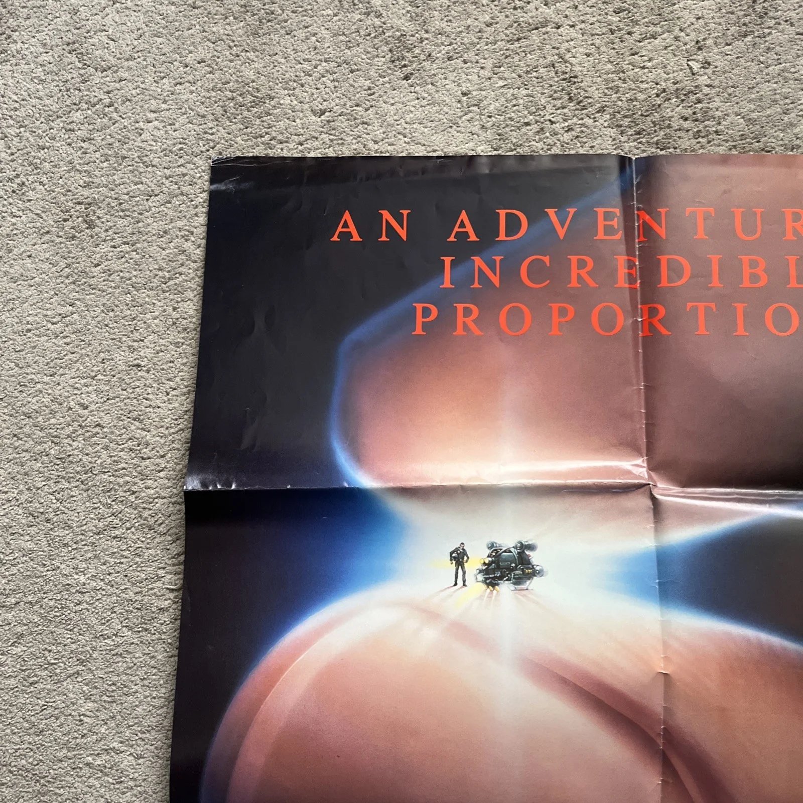 1987 Inner Space Original Movie House Full Sheet Poster, изображение 3