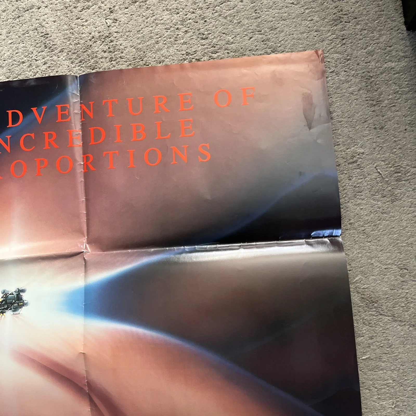 1987 Inner Space Original Movie House Full Sheet Poster, изображение 4