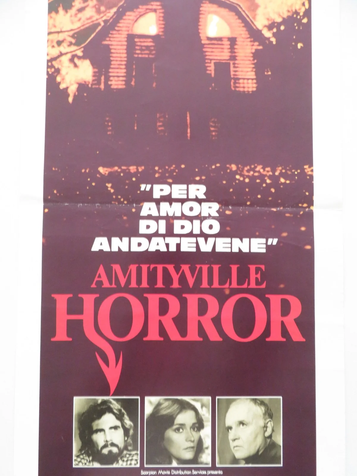 AMITYVILLE HORROR ITALIAN LOCANDINA POSTER JAMES BROLIN MARGOT KIDDER 1979, изображение 3